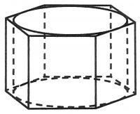 Цилиндр вписан в правильную 3. Цилиндр вписанный в шестиугольную призму. Цилиндр вписан в правильную шестиугольную призму радиус радиус. Цилиндр вписан в правильную шестиугольную призму. Цилиндр вписанный в правильный шестиугольник.